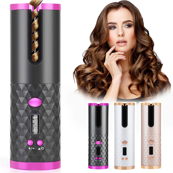Rechargeable Automatic Hair Curler Women Portable Hair Curling